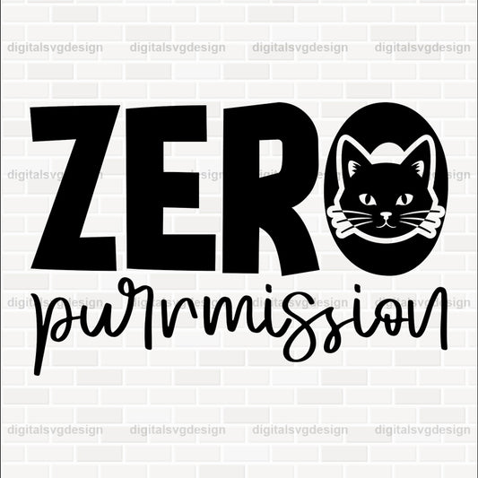 Zero Purrmission SVG