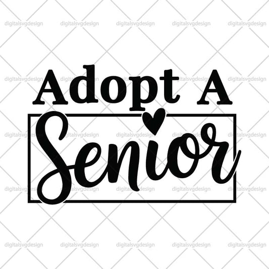 Adopt A Senior SVG